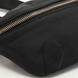 Kate Spade Black Satin Belt Bag