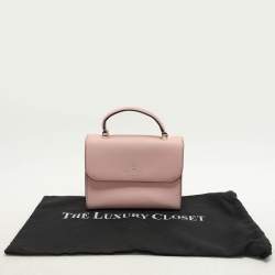Kate Spade Pink Leather Mini Nora Top Handle Bag
