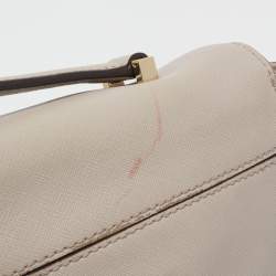 Kate Spade Light Beige Leather Way Lilah Top Handle Bag