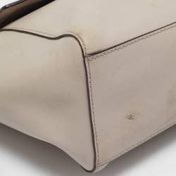 Kate Spade Light Beige Leather Way Lilah Top Handle Bag