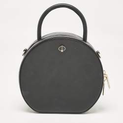 Kate Spade Black Leather Small Andi Canteen Shoulder Bag