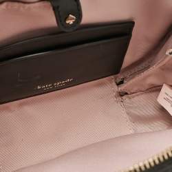 Kate Spade Black Leather Small Andi Canteen Shoulder Bag