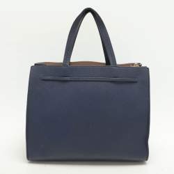 Pre Owned Kate Spade Blue Leather Hayes Street Tote