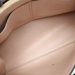 Pre Owned Kate Spade Blue Leather Hayes Street Tote