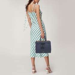 Pre Owned Kate Spade Blue Leather Hayes Street Tote