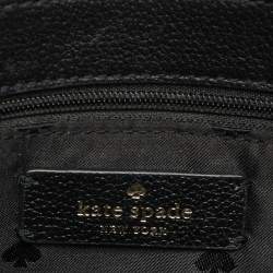 Pre Owned Kate Spade Black Leather Luna Crescent Crossbody Bag