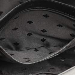 Pre Owned Kate Spade Black Leather Luna Crescent Crossbody Bag