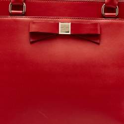 Kate Spade Red Leather Beacon Court Jeanne Tote