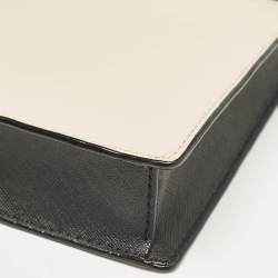 Pre Owned Kate Spade Beige/Black Leather Cameron Street Clarise Crossbody Bag