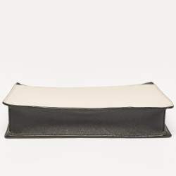 Pre Owned Kate Spade Beige/Black Leather Cameron Street Clarise Crossbody Bag