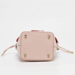 Kate Spade Pink Leather By The Pool Flamingo Pippa Bucket Bag
