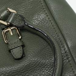 Kate Spade Olive Green Leather Lola Avenue Rollins Tote