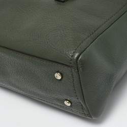 Kate Spade Olive Green Leather Lola Avenue Rollins Tote