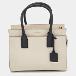 Kate Spade Beige/Black Leather Cameron Street Candace Tote