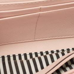 Kate Spade Pink Leather Flap Chain Clutch