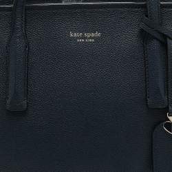 Kate Spade Navy Blue Leather Margaux Tote