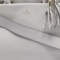 Kate Spade Grey Leather Larson Tote