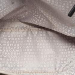 Kate Spade Dark Beige Glitter PVC Mavis Street Taden Tote