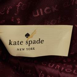 Kate Spade Multicolor Floral Print Leather Wristlet Pouch