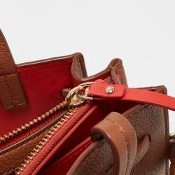 Kate Spade Brown Leather Mini Hayes Street Isobel Tote