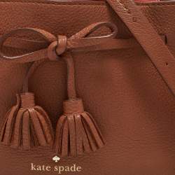 Kate Spade Brown Leather Mini Hayes Street Isobel Tote