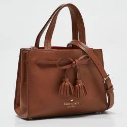 Kate Spade Brown Leather Mini Hayes Street Isobel Tote