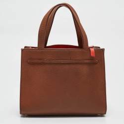 Kate Spade Brown Leather Mini Hayes Street Isobel Tote