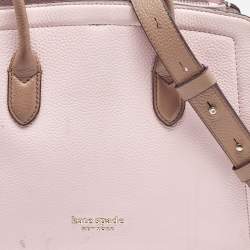 Pre Owned Kate Spade Tricolor Leather Knott Satchel