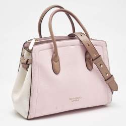 Pre Owned Kate Spade Tricolor Leather Knott Satchel