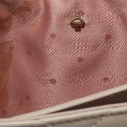 Pre Owned Kate Spade Light Mauve Quilted Leather Emerson Place Vivenna Shoulder Bag