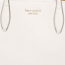 Kate Spade Off White Leather Aldy Tote