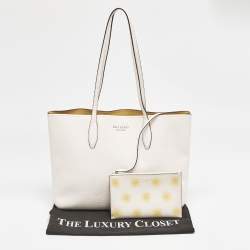 Kate Spade Off White Leather Aldy Tote