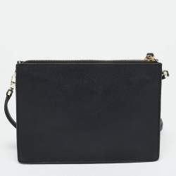 Kate Spade Black Leather Cameron Street Clarise Crossbody Bag  