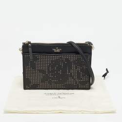 Kate Spade Black Leather Cameron Street Clarise Crossbody Bag  
