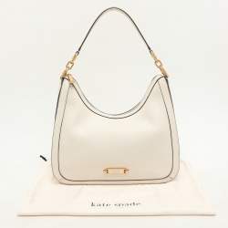 Pre Owned Kate Spade White Leather Gramercy Hobo