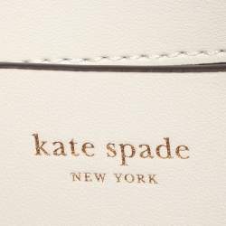 Pre Owned Kate Spade White Leather Gramercy Hobo