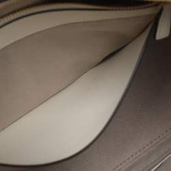 Pre Owned Kate Spade White Leather Gramercy Hobo