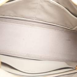 Pre Owned Kate Spade White Leather Gramercy Hobo