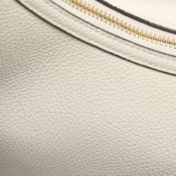 Pre Owned Kate Spade White Leather Gramercy Hobo