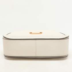 Pre Owned Kate Spade White Leather Gramercy Hobo