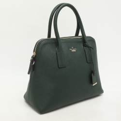 Kate Spade Green Leather Dome Satchel