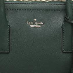 Kate Spade Green Leather Dome Satchel