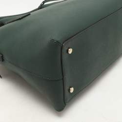 Kate Spade Green Leather Dome Satchel
