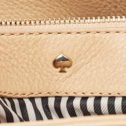 Kate Spade Beige Leather New York Lombard Street Neve Tote