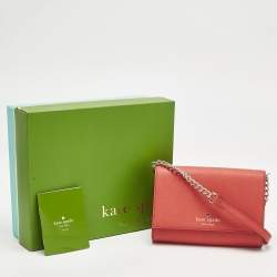Kate Spade Red Leather Cedar Street Cami Crossbody Bag