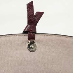 Pre Owned Kate Spade Burgundy Leather Knott Crossbody Bag