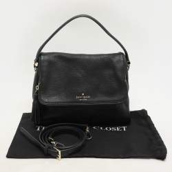 Pre Owned Kate Spade Black Leather Chester Street Shoulder Bag