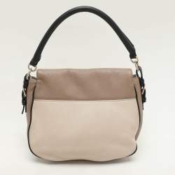 Kate Spade Beige/Cream Leather Small Devin Shoulder Bag