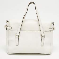 Kate Spade White Leather Holden Street Leslie Satchel