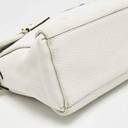 Kate Spade White Leather Holden Street Leslie Satchel